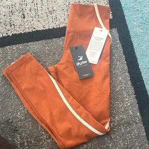 Glyder Terracotta Leggings with Ivory Accent